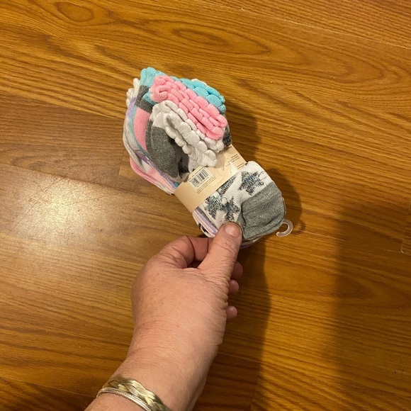 Nanette Lepore 10 pair Girls Low Cut Socks shoe size 7.5-2.5 (HG) - Picture 8 of 11